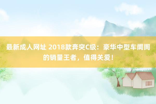 最新成人网址 2018款奔突C级：豪华中型车阛阓的销量王者，值得关爱！