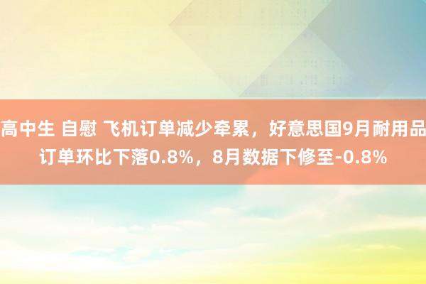 高中生 自慰 飞机订单减少牵累，好意思国9月耐用品订单环比下落0.8%，8月数据下修至-0.8%