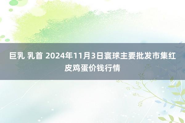 巨乳 乳首 2024年11月3日寰球主要批发市集红皮鸡蛋价钱行情