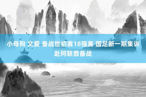 小母狗 文爱 备战世初赛18强赛 国足新一期集训赴阿联酋备战