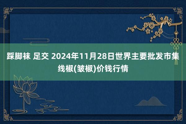 踩脚袜 足交 2024年11月28日世界主要批发市集线椒(皱椒)价钱行情