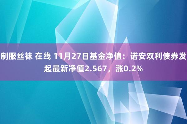 制服丝袜 在线 11月27日基金净值：诺安双利债券发起最新净值2.567，涨0.2%